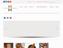 Tablet Screenshot of matsonwoodworking.com